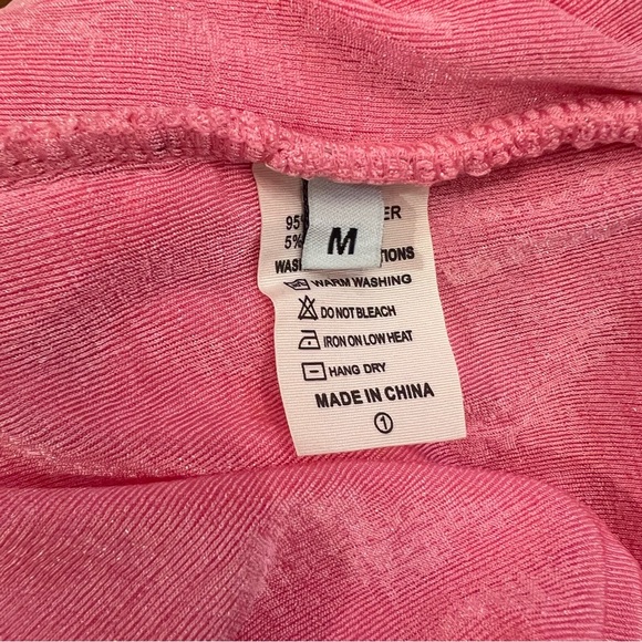 Pink One-Shoulder Ruched Top - Picture 3 of 3